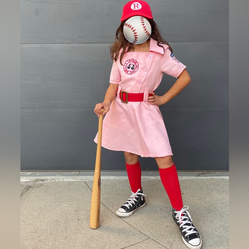 Kids league of their own costume, Rockford peaches costume
